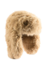 AVI FAUX FUR HAT IN IVORY