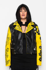 AZALEA WANG SCOUTS HONOR PLUS MOTO JACKET